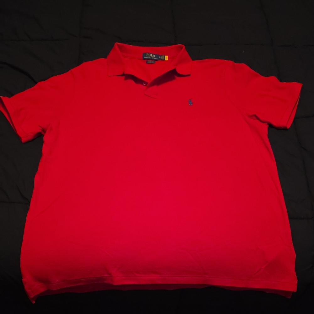 Polo by Ralph Lauren Men's Vibrant Red Polo Shirt